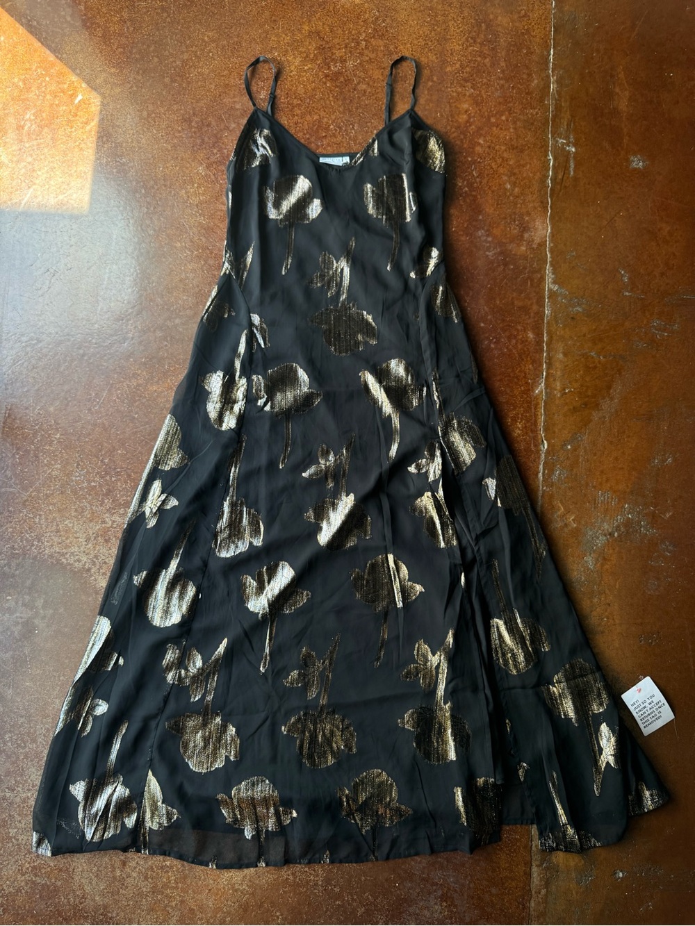 NWT ASOS DESIGN Trapeze Maxi Slip Dress
